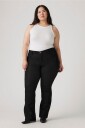 Levi's Plus   Jeans 315 PL Shaping Boot Soft Black   Svart