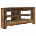 vidaXL HjørneTV skap 102 x 40,5 x 45 cm Gamle tre Konstruert tre