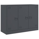  Skjenk antrasitt 99x39x73 cm stål