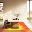 Wilton teppe   Cara oransje/gul Størrelse: 240 x 340 cm