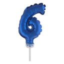 Tallballong Mini Blå   Tallet 6