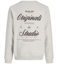 Jack & Jones Jornorrebro Typo Back Sweat Cn Jnr   Grey   176