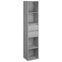 vidaXL Bokhylle gr? sonoma 36x30x171 cm konstruert tre