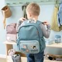 Done by Deer Kids Backpack Tiny Farm Blue 7,5 L   Blue   27X 16X H 32CM.7.5L