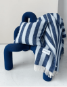 Maison Deux Candy Wrap Putetrekk 50x50 Marine/Isblå