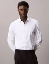 Calvin Klein Slim Esntl Poplin Nos Str Sld - White - 45