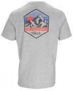 Rab  Stance Mountain Peak Tee Herre, Ym Grey Marl, 2XL