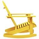 vidaXL Adirondack gyngestol for hage heltre gran gul