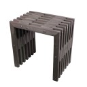 Hillerstorp D-bench benk Gråoljet furu 45 cm Grå