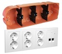ELKO multiboks rør/kabel 1.5 4-hull