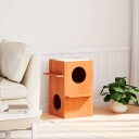  Kattehus Voksbrun 43X43X60 cm Heltre Furu