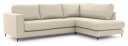 Juvila PALMA Sofa m. chaiselong 3-pers. open høyre, Beige   Unoliving