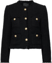 Pocket Tweed Jacket Blazers BouclÉ Blazers Black Mango