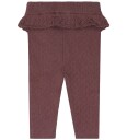 Hust and Claire Leggings   Rib   Strikk   HCLisa   Plum   Hust and Claire   2 år (92)   Leggings Bordeaux Lilla