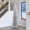  Kunstig juletre med 300 LED grønn 270 cm PVC og stål og plast