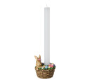 Villeroy & Boch Spring Fantasy lysestake påskehare i kurv 8,6 cm
