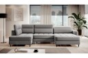 Berrto Sofa med Divan og Sjeselong 5 seters   Lysgrå
