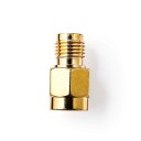 Nedis SMA Adapter Hun Omvendt Polaritet Han Gull Belagt 50 Ohm Rett Kobber 2 Stk. Boks