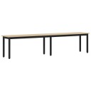 vidaXL benk Sonoma 200 x 35 x 45 cm Konstruert tre
