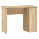 vidaXL Skrivebord sonoma eik 100x55x75 cm konstruert tre