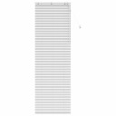 vidaXL Venetiansk persienne Hvit 90 x 250 cm 35 mm