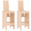  Barkrakker 2 stk 40x42x120 cm heltre furu 825352