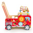 Treleksjonell treleker med klosser for barn – Brannvesen ECOTOYS
