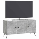  TV skap Betonggrå 99 x 34,5 x 50 cm Konstruert tre