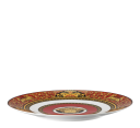 Versace Medusa rundt serveringsfat 33 cm rød