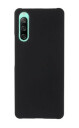 Sony Xperia 10 IV Gummiert Plast Deksel Svart