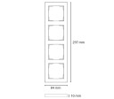 SG Ramme 4-Hull Sort