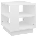 vidaXL Salongbord hvit 40x40x43 cm konstruert tre