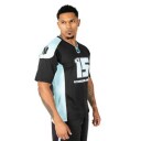 Gorilla Wear Men Athlete T Shirt 2.0 (Brandon Curry) black/light blue large