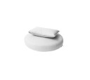 Cane line Kingston solseng med pute hvit Sunbrella matte