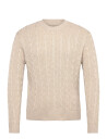 Abercrombie & Fitch Sep5 Versatile Stitchy Crew   Beige   XXL