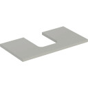 GEBERIT ONE bordplate 900x470x30mm utskjæring i midten for høy kompakt kum