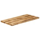  Bordplate naturlig kant 110x60x2,5 cm grovt heltre mangotre 370671