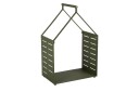 Brafab Belfort vedkurv Mosegrønn 40 x 40 cm Grønn