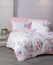 Suehiro sengesett 240x220 cm   Rosa Hvit Lilla