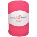  Infinity Hearts Ribbon Stoffgarn 24 Rosa