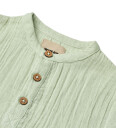 Wheat Skjorte Muslin Svend Soft Mint 1 år 80 Skjorte K/E Grønn