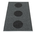 Pappelina VERA 2.0 matte sort sortmetallic 70x120 cm