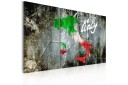 Bilde Artistic map of Italy 90x60 Artgeist sp. z o. o.