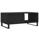  Salongbord svart 90x50x36,5 cm konstruert tre