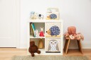 3 Sprouts Storage Box Gray hedgehog