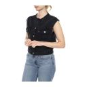 Levi's Jeansvest Collarless Shrunken 90s Svart