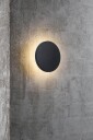 Nordlux Artego Round LED Vegglampe Black
