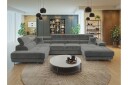 Gabina Sofa med Divan og Sjeselong 4 seter   Grå