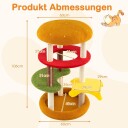 Klotre med koselig plattform og romslig seng – 106 cm