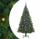  Kunstig juletre med 300 LED grønn 180 cm PVC og Stål og Plast